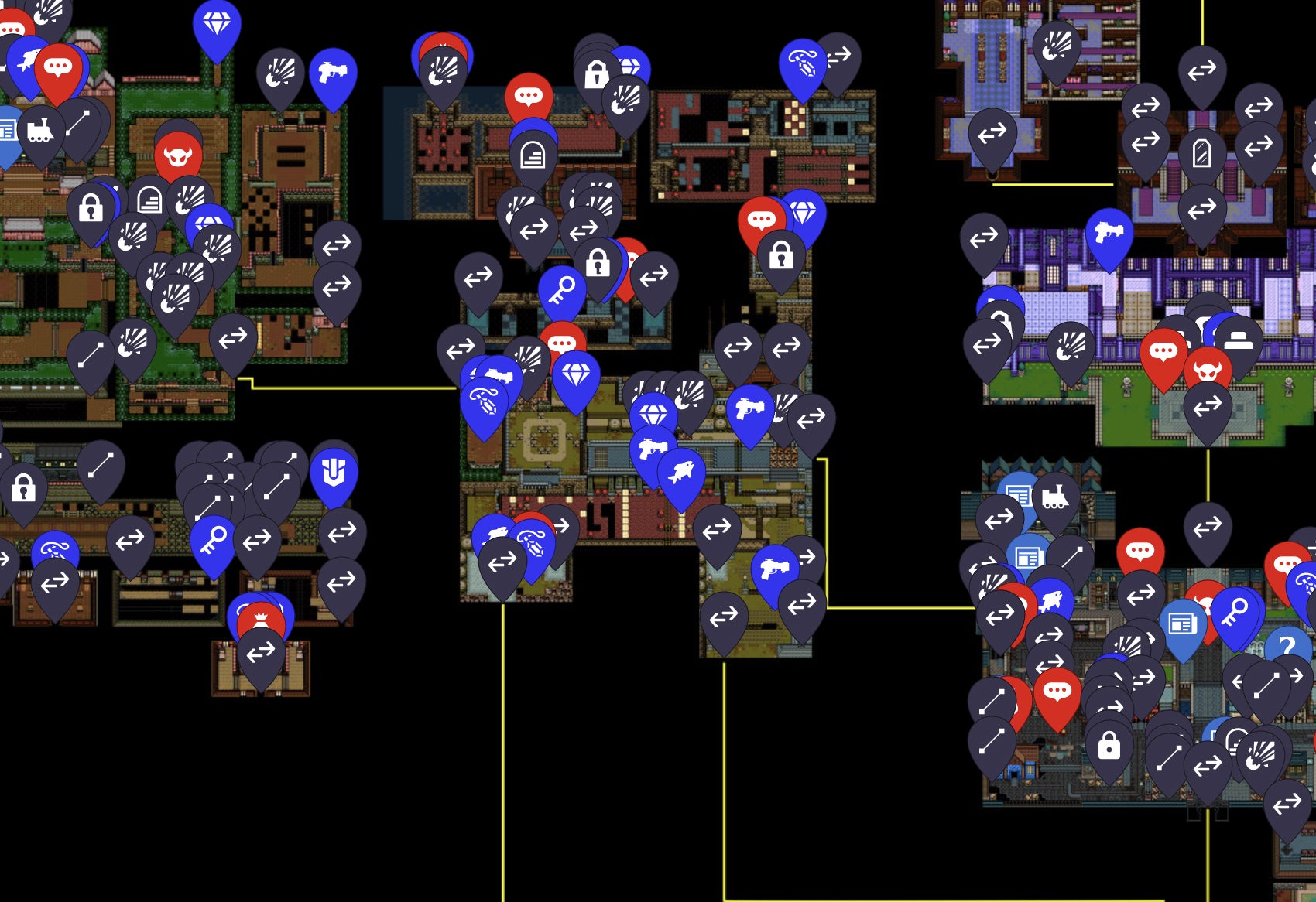 Mina the Hollower map of Tenebrous Isle